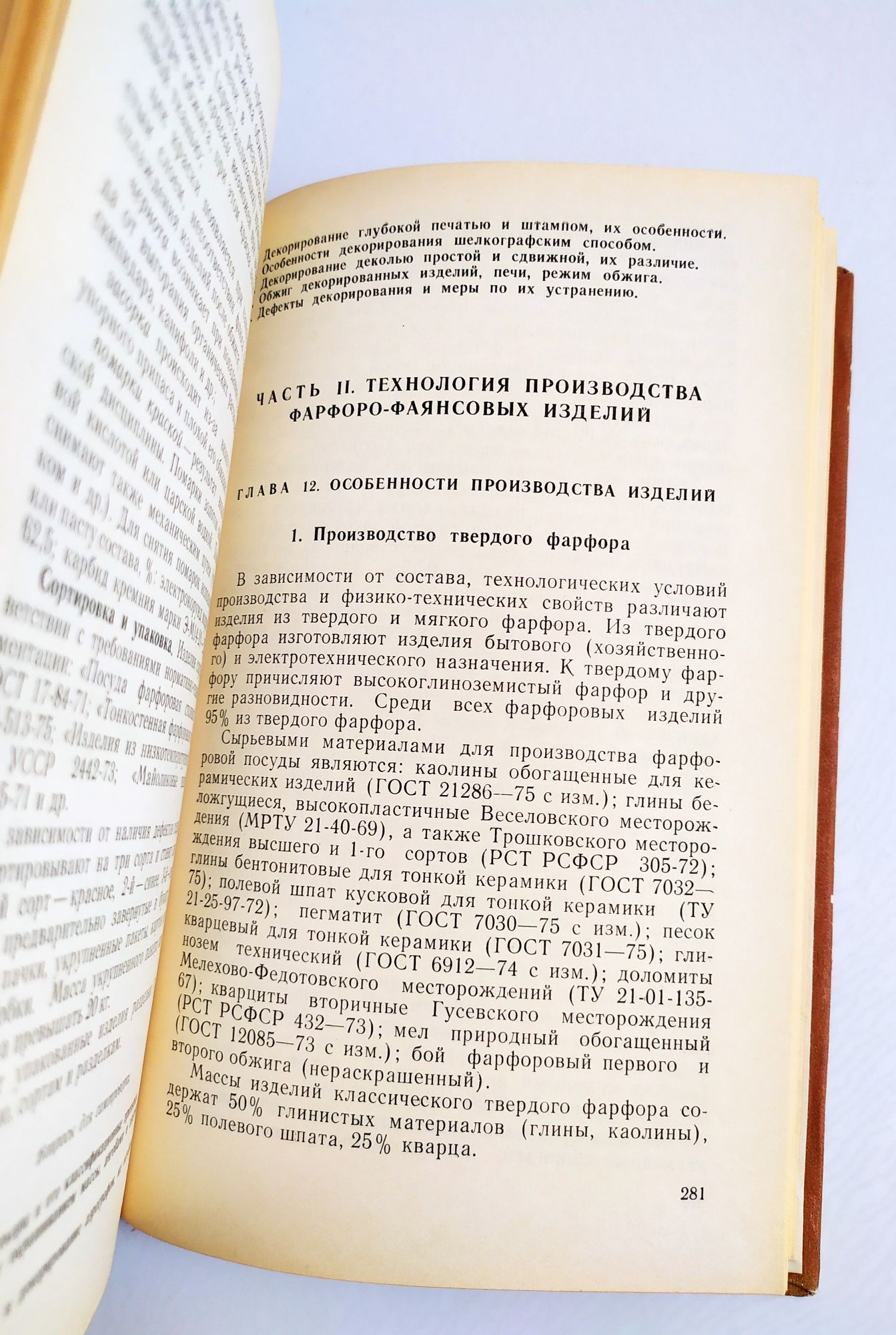 ТЕХНОЛОГИЯ Фарфора Технология фарфоро фаянсовых изделий Мороз
