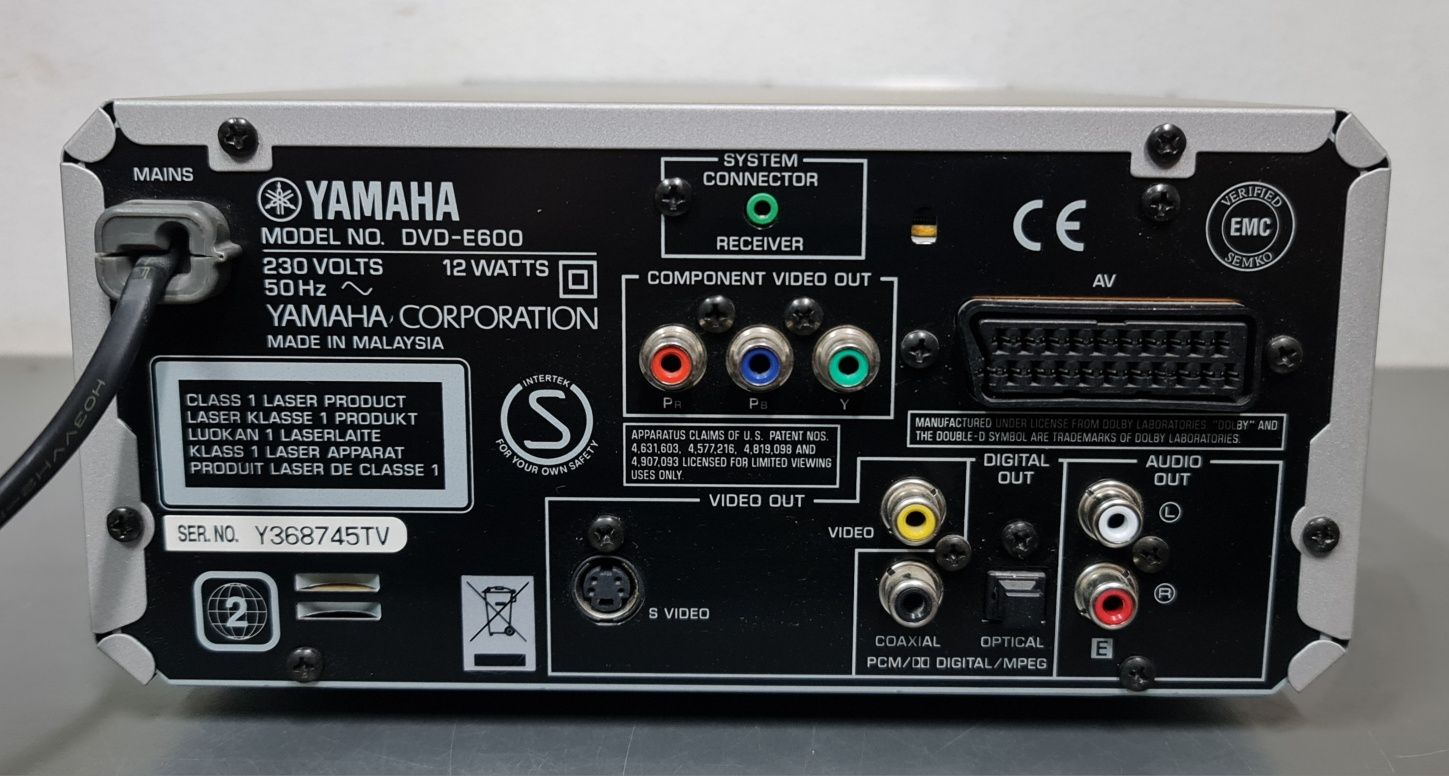 odtwarzacz Yamaha DVD-E600. Pianocraft Natural Sound. Wysyłka OLX