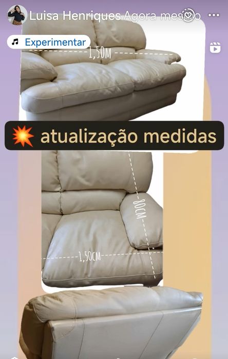 Sofá 2 lugares em bom estado
