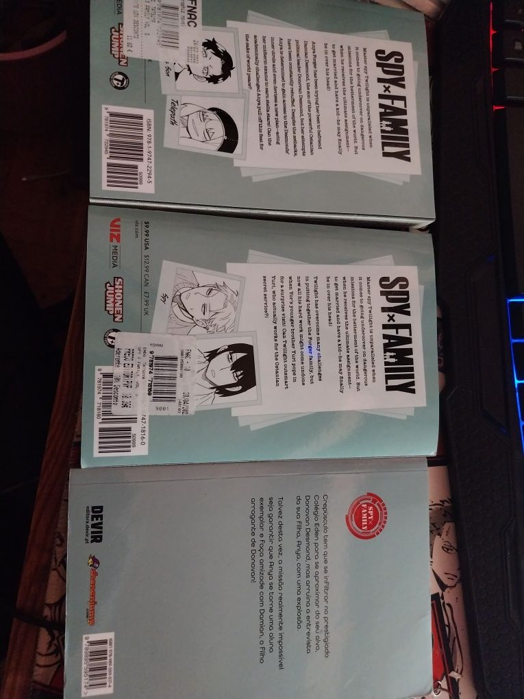 Manga - spy family 2,3,5