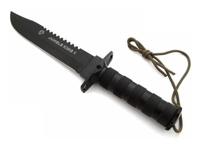 Wielki, wytrzymały nóż wojskowy rambo taktyczny pokrowiec 35cm N-266C