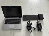 Laptop HP ELITEBOOK 820 G3, i5-6300U 16GB, 256GB SSD FULL HD + stacja