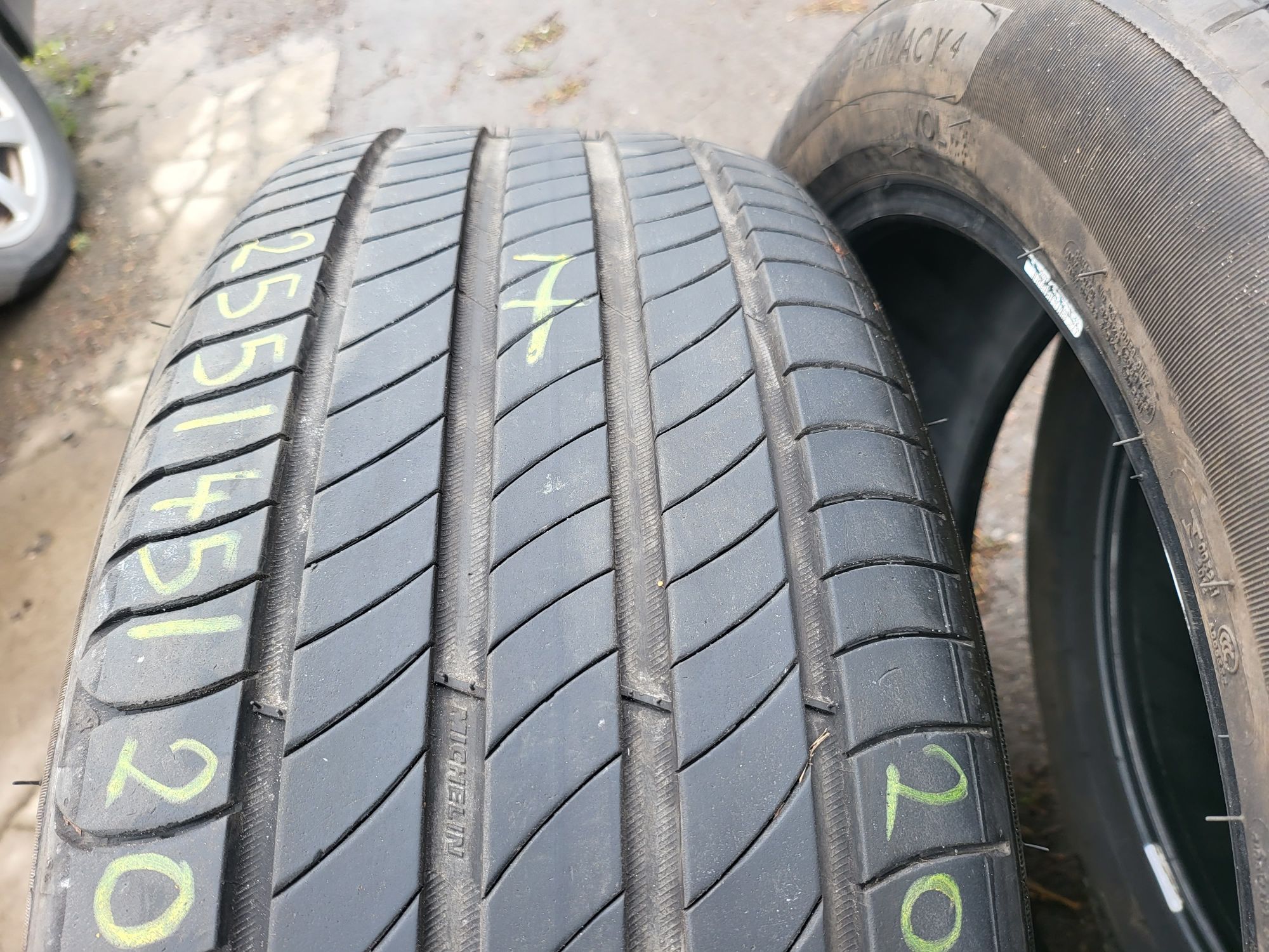 Opony letnie 255/45/20 105V Michelin Primacy 4 bieżnik 7mm-6,5mm 2021r