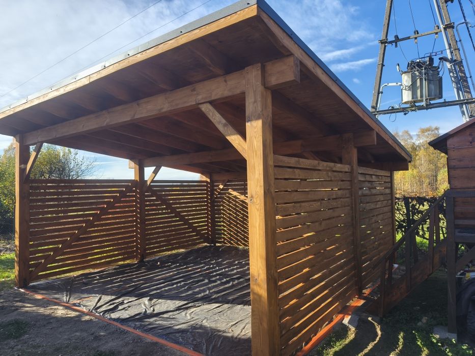 Wiaty drewniane altany