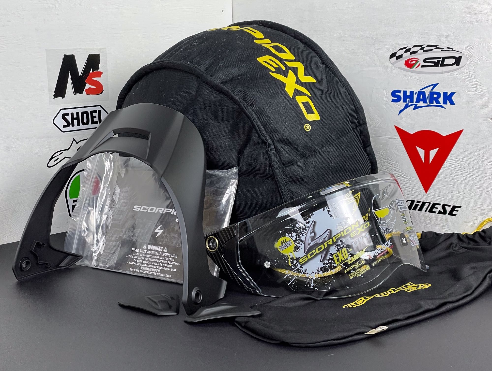 Шлем Scorpion,Ruroc,Shoei,Icon Exo-HX1 Carbon