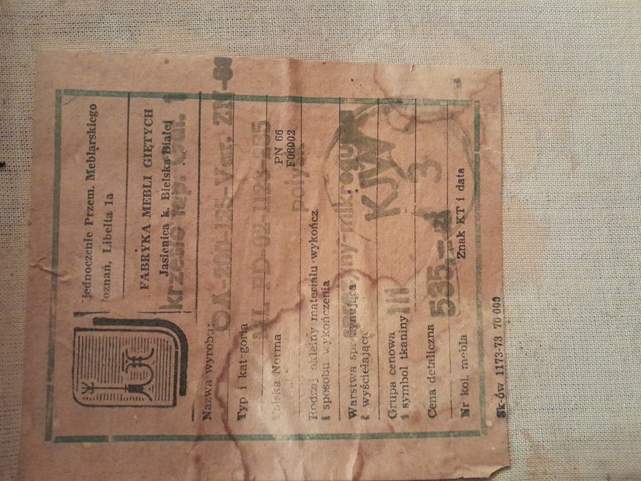 PRL krzesła Aga Chierowski 4 szt.