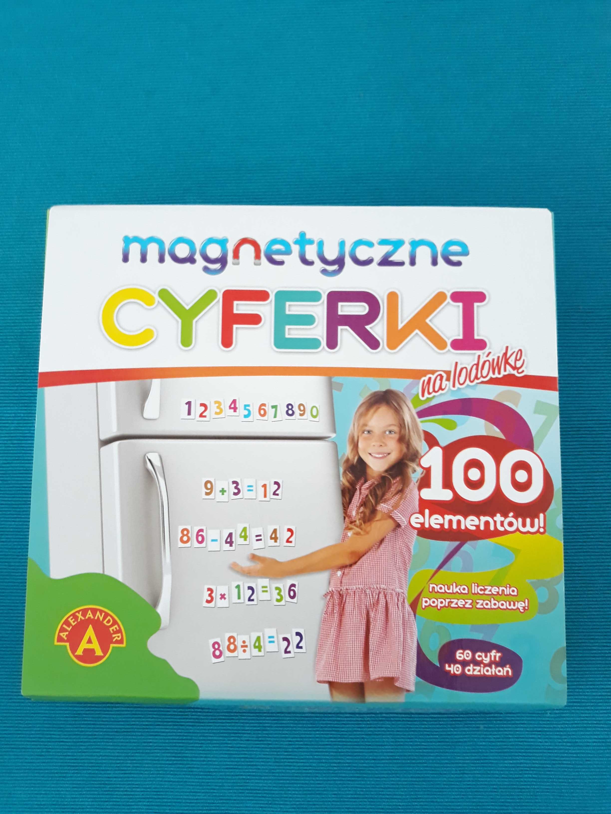 Litery cyfry magnetyczne