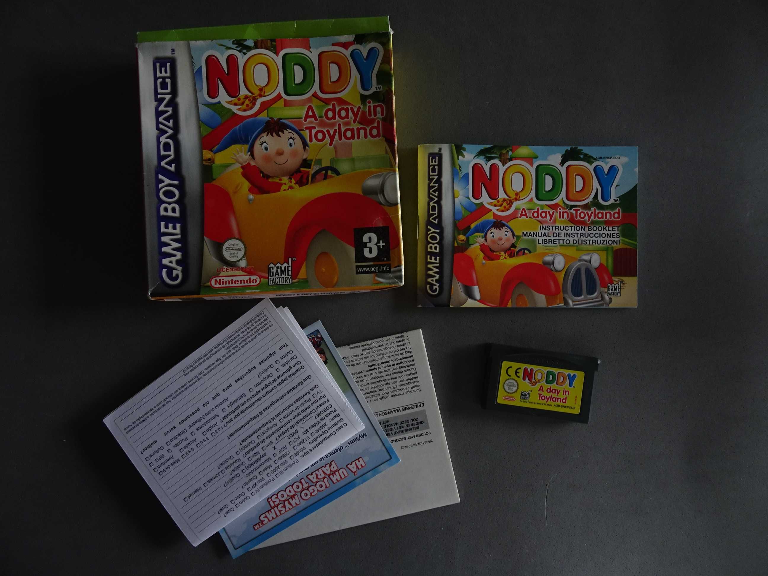 Jogo Game Boy Advance Noddy A Day in Tayland