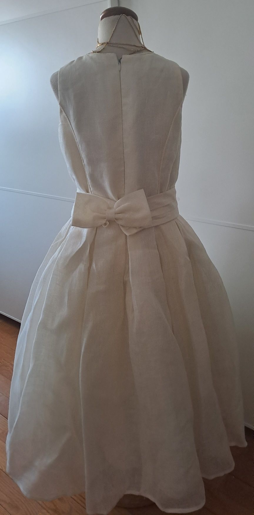 Vestido Cerimónia 7/8 Anos em Linho