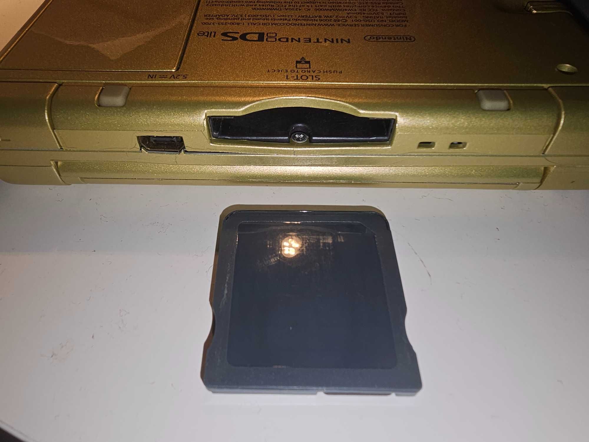Nintendo DS LITE, złota, gold, konsola przenośna