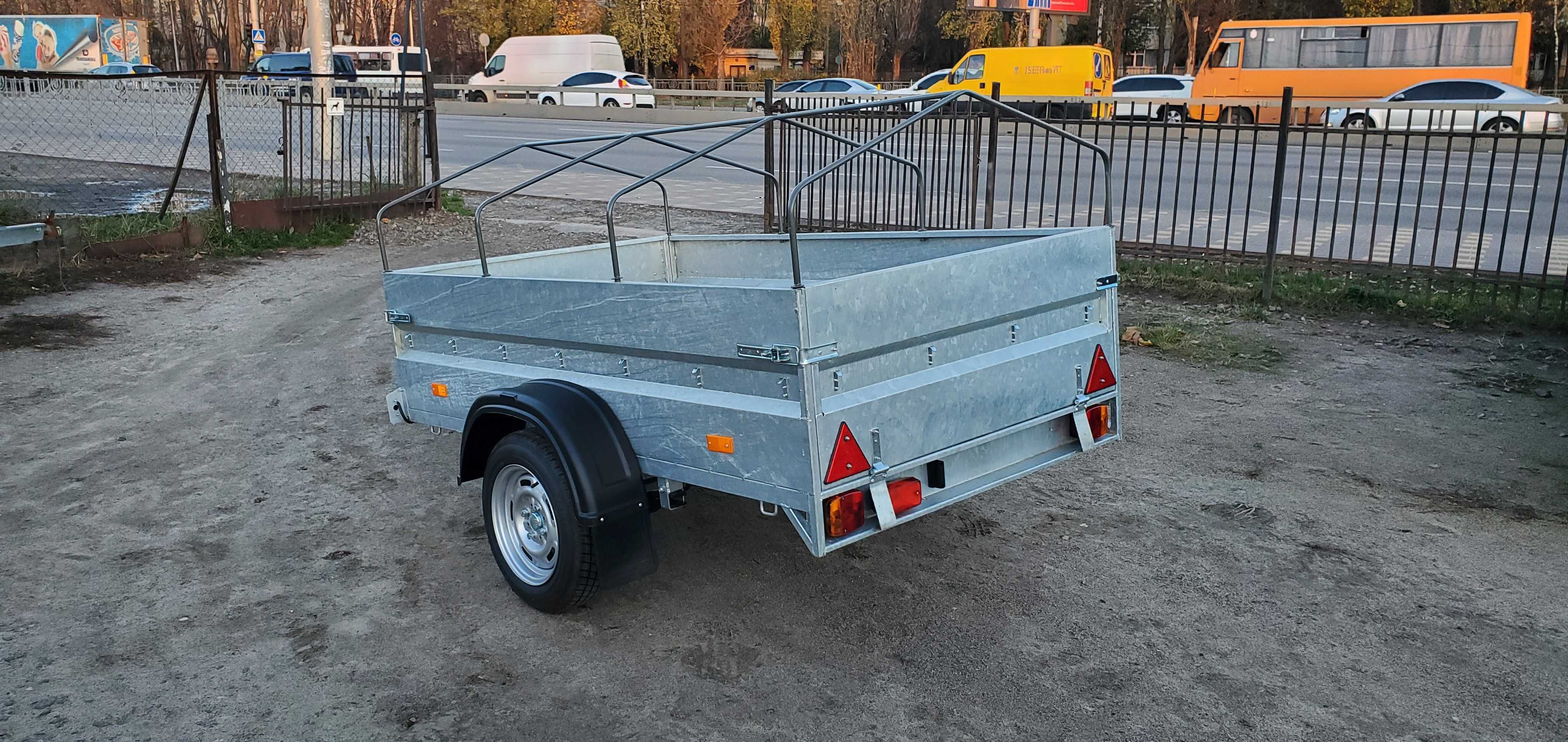 Причіп ПРАІМ 1250х2150х400 Оцинкований