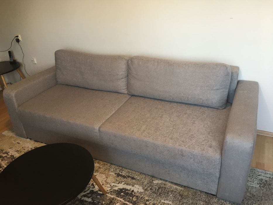 Sofa rozkładana szara