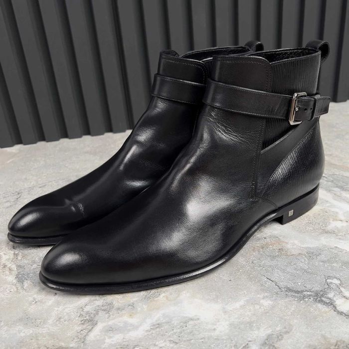Louis Vuitton Ankle Boots Strap Чоловічі черевики шкіра оригінал 42.5