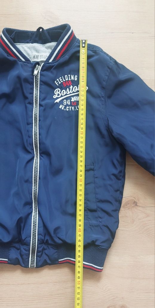 Kurtka bomberka h&m 128 hm wiosenna jesienna przejscówka