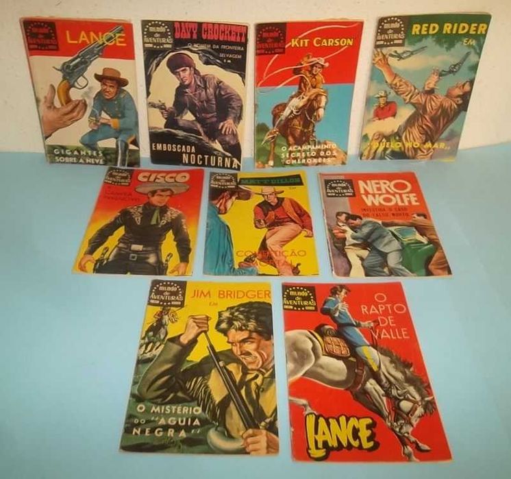 Mundo de Aventuras - Lote com revistas antigas.