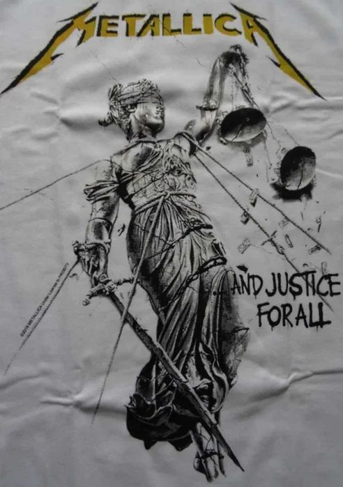 Metallica And Justice for All Rozmiar M Licencjonowana Koszulka size M