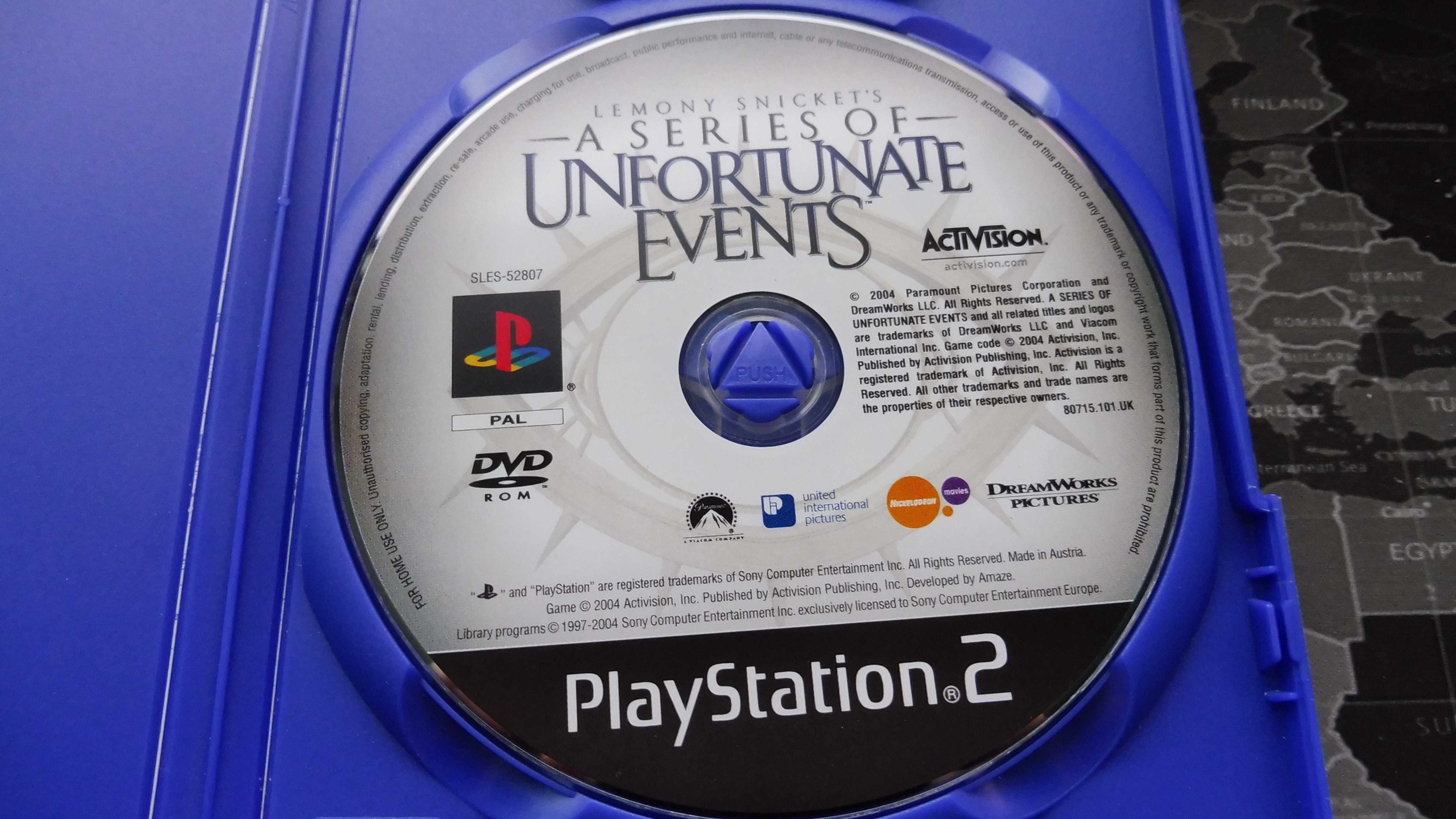 Lemony Snicket`s A series of Unfortunate Events - PS2 - Playstation 2