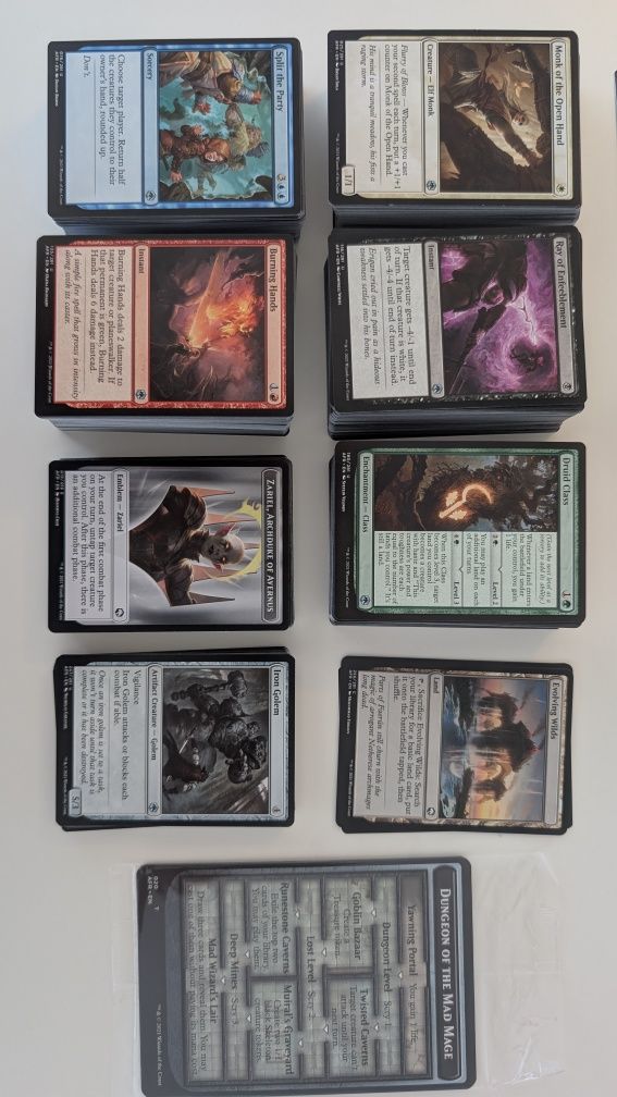 600 cartas Magic: The Gathering – Dungeons & Dragons + Raras