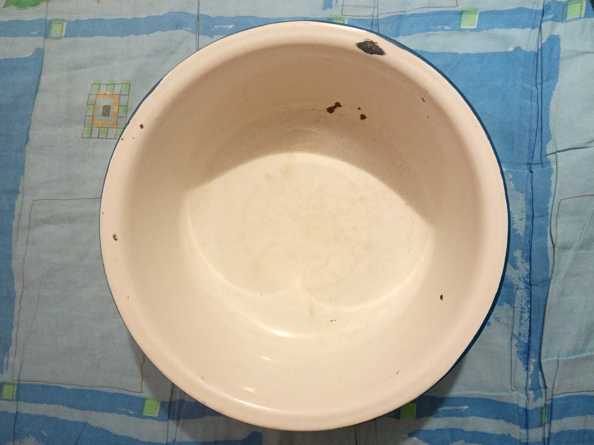 5л эмалированный таз тяжелый глубокая миска Советская посуда