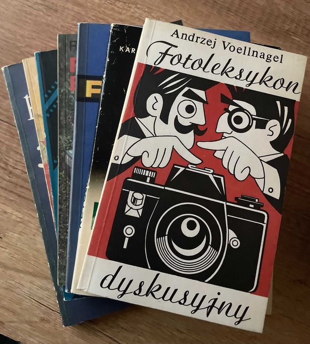 Zestaw 8 książek fotograficznych w super stanie. Fotografia analogowa.