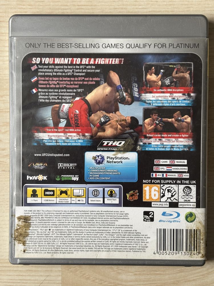 UFC Undisputed 2009 PS3 PlayStation 3
