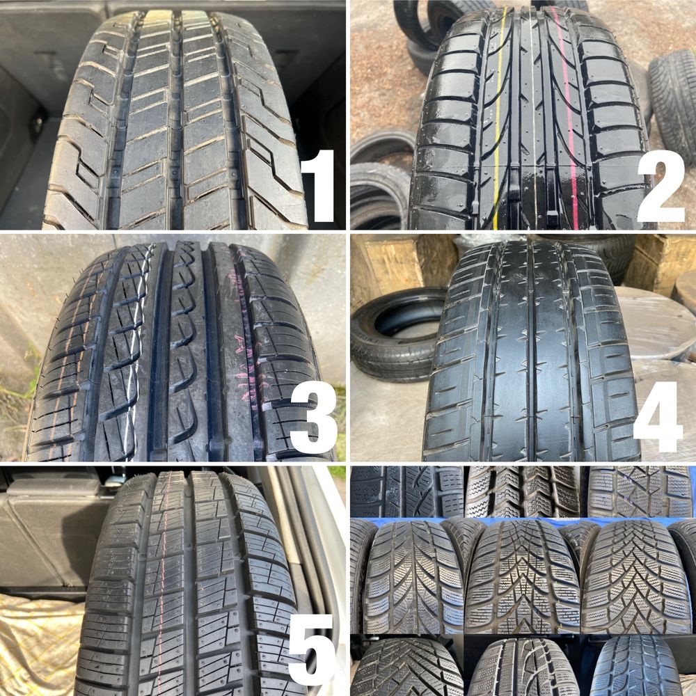 R16 ЗАПАСКА: Continental, Bridgestone, Pirelli, Hankook, Apollo по 1шт