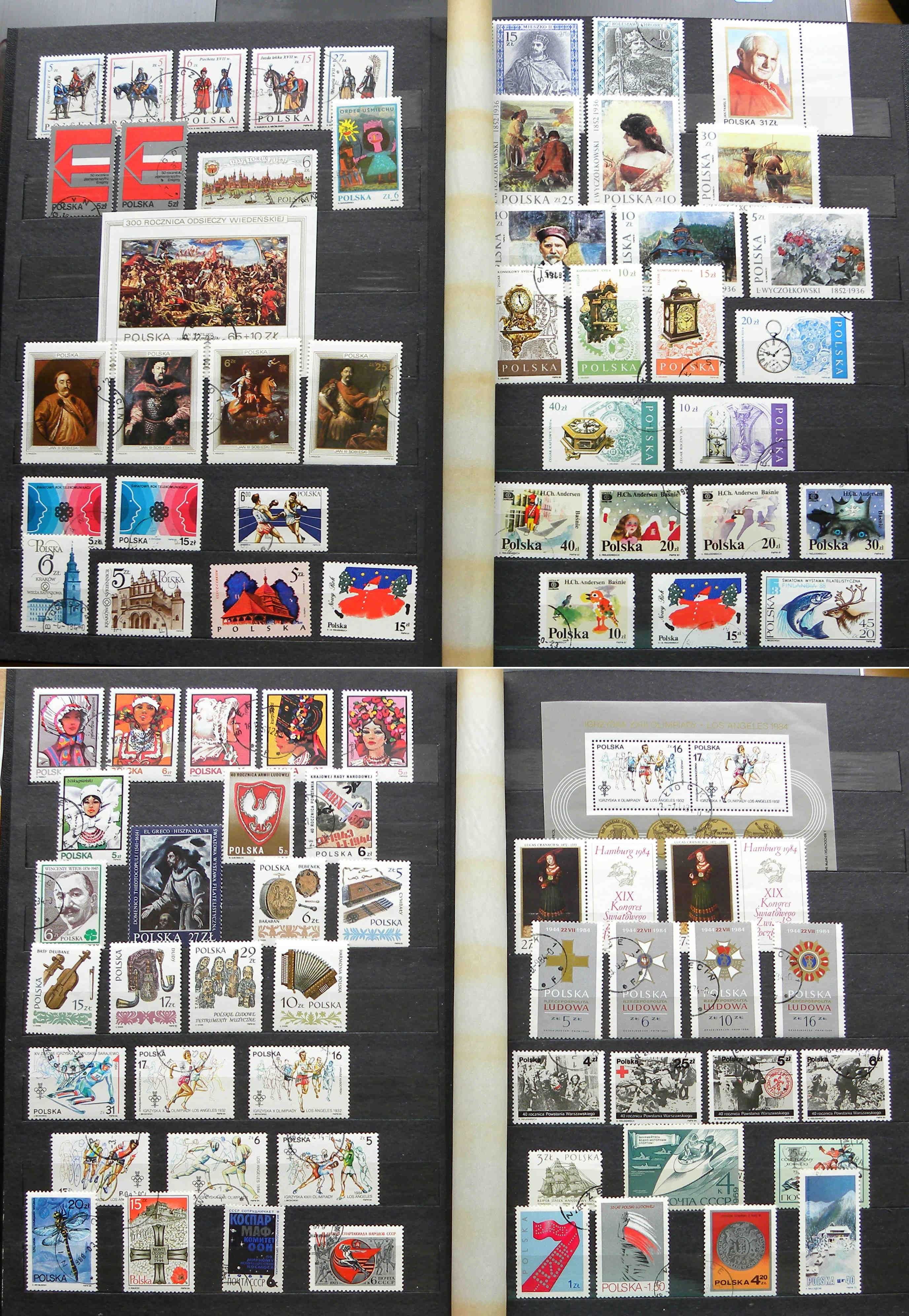 Klaser ze znaczkami, znaczki pocztowe 198