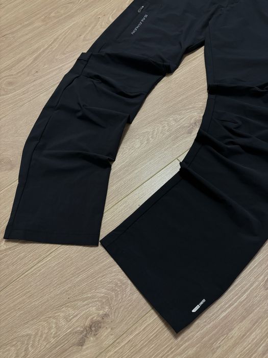 Треккінгові штани Salomon ClimaWind чорна софтшел розмір 36 L-XL