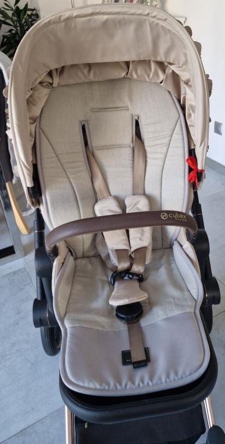 Wózek Cybex Priam 4.0 Rose Gold  Simply Flowers Beige