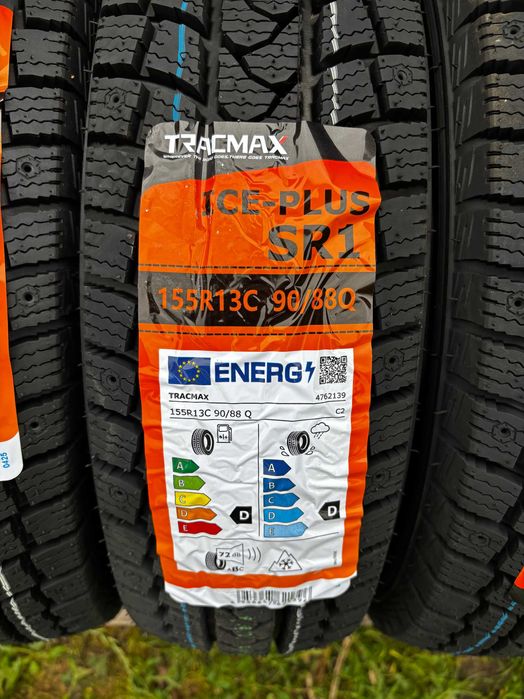 Okazja opony zimowe 155/80R13C 90/88Q TRACMAX Ice-Plus SR1 2025r