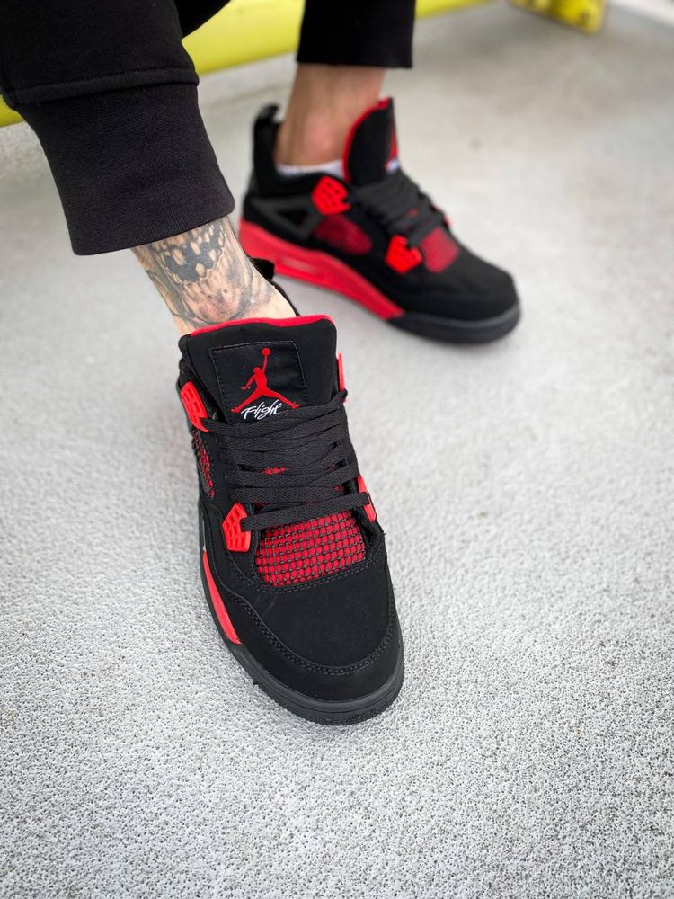 Buty Nike Air Jordan 4 Retro Red Thunder 41-45 męskie trampki