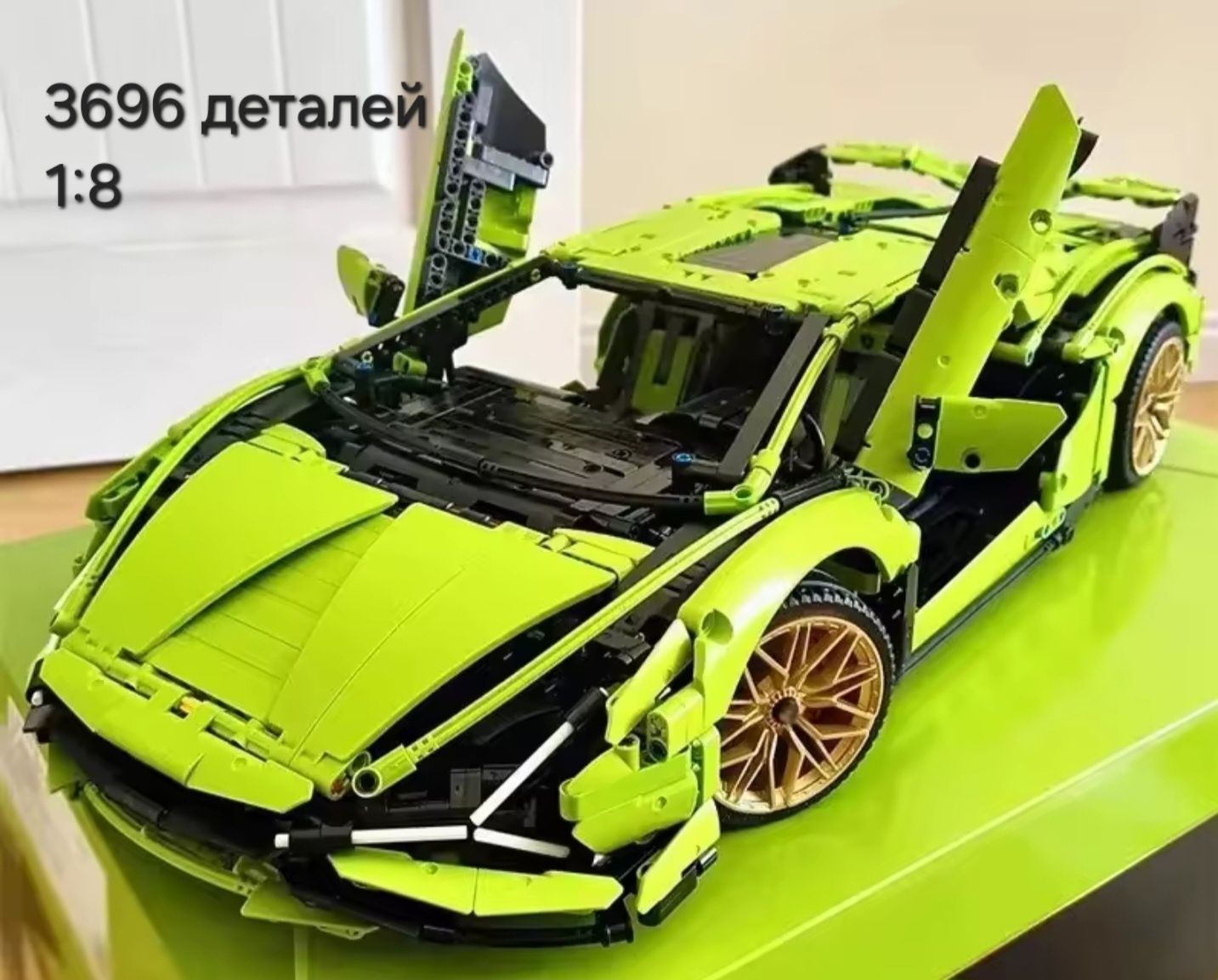 Конструктор машина Technic Lamborghini Sian 3696 деталей, масштаб 1:8