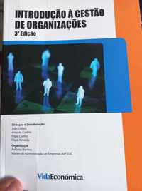 Livro Introdução à Gestão de Organizações (3ªEdição)
