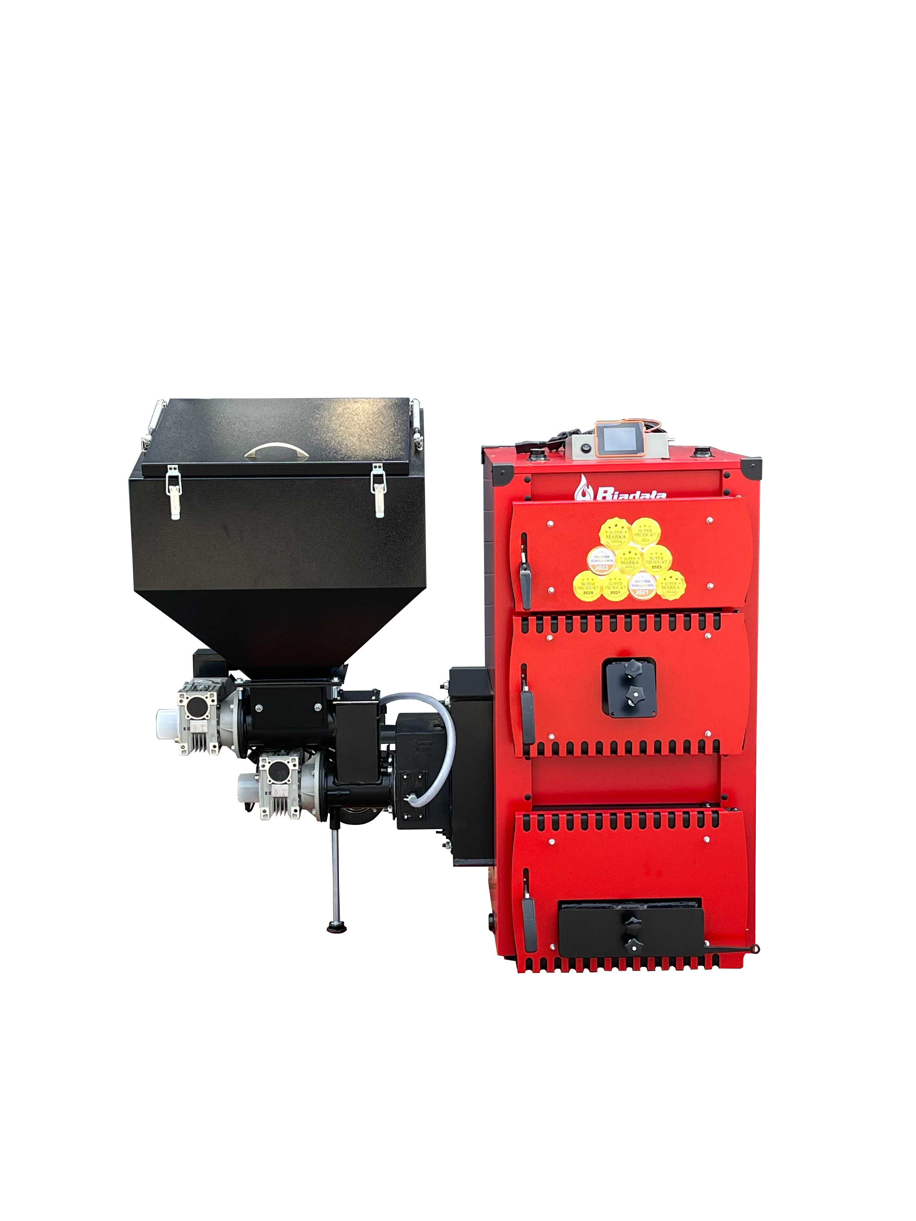 NOWOŚĆ! Kocioł na drewno, pellet, ekogroszek ATEST 5 KLASA 12 kW