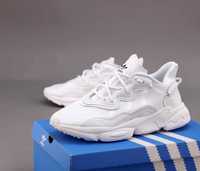 Кроссовки Adidas Ozweego Adiprene Pride White рефлективные