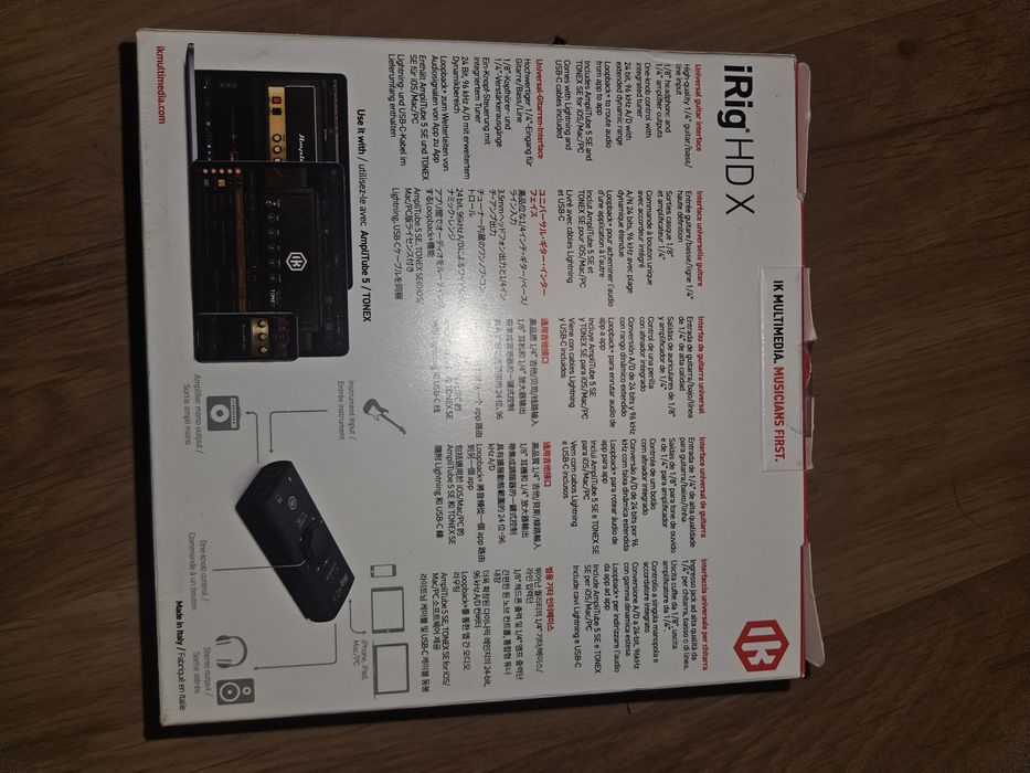 IRig HD X interface