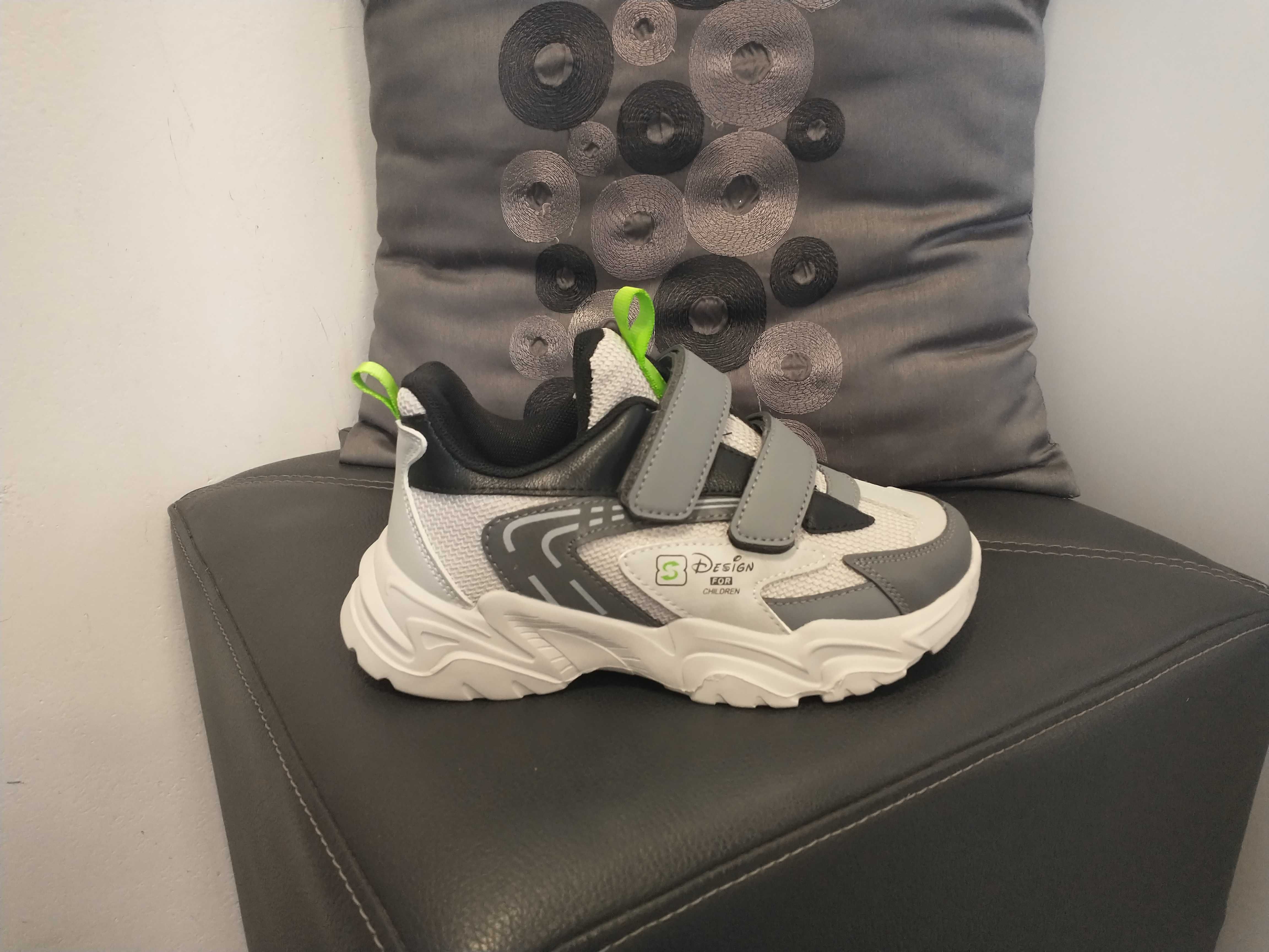 R. 33 buty sportowe 20cm dla chłopca adidasy na rzepy chłopięce