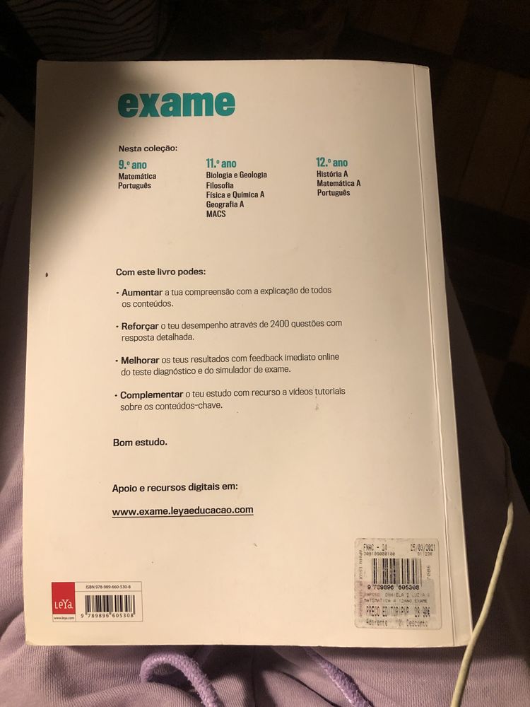 Livro exame Matemática A