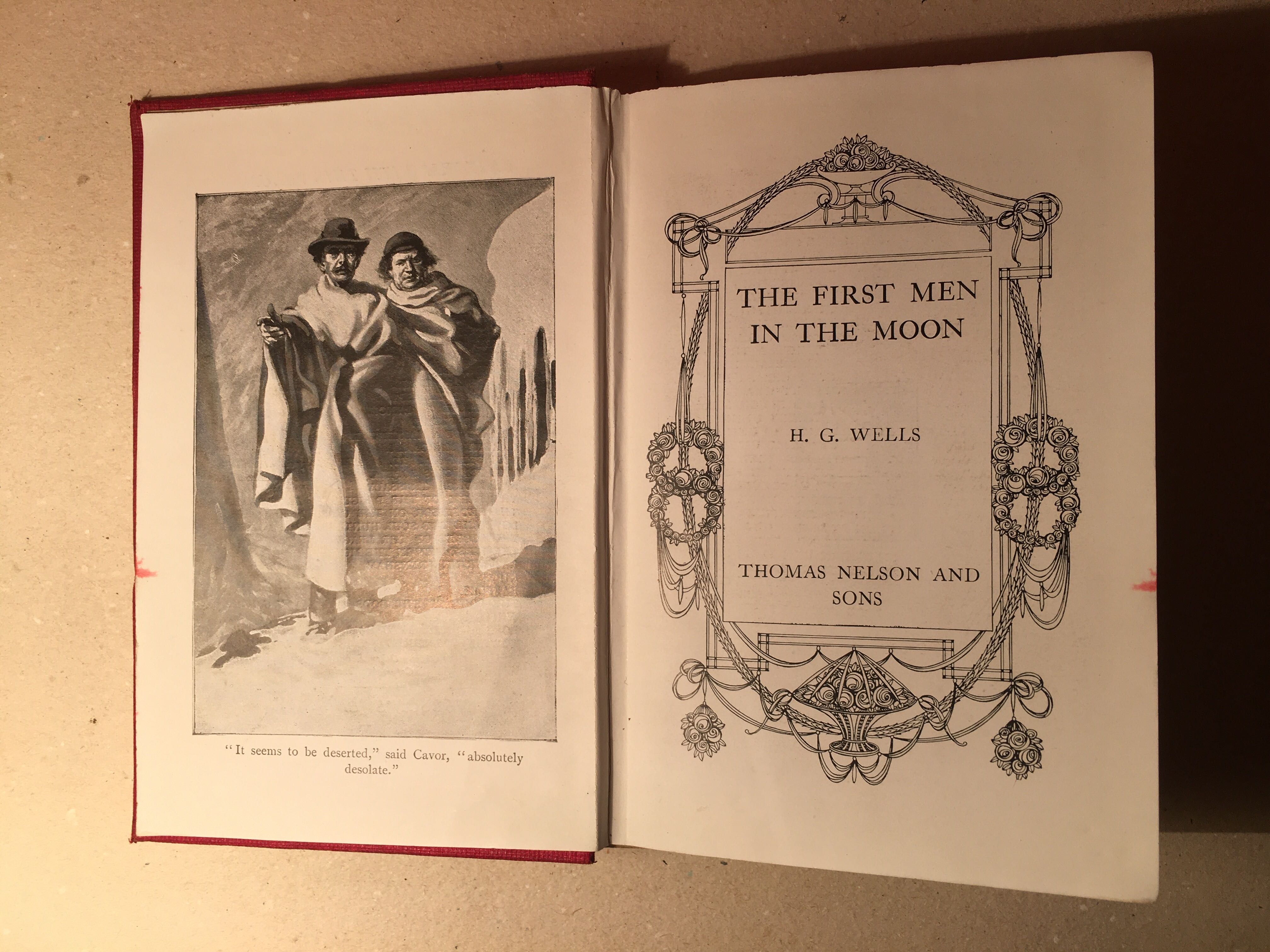 H. G. WELLS - The First Men in The Moon - atribuído a 1907
