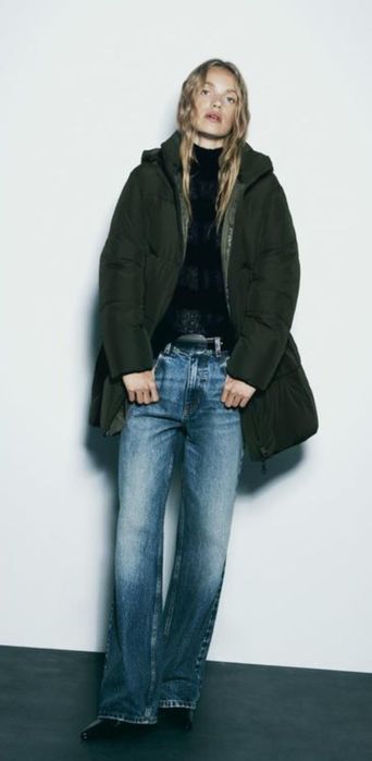 Пуховик oversize Zara (S,M,L)