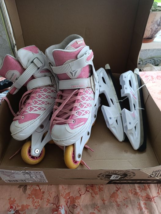 Продам роликовые коньки б.у в отличном состоянии