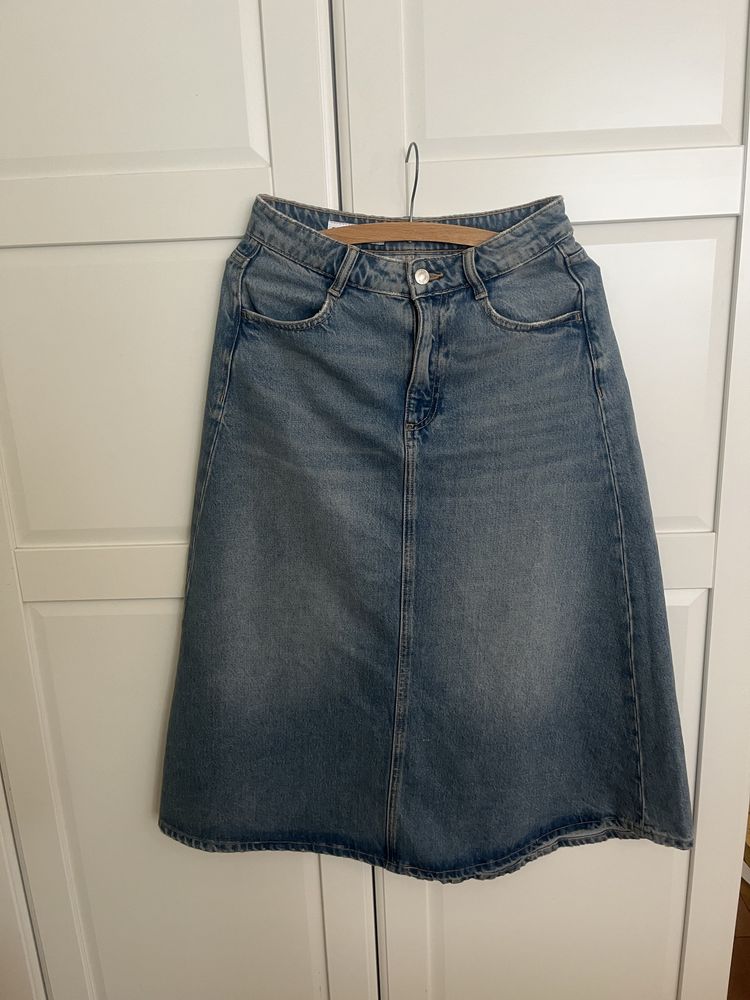 Spodnica midi jeans ZARA