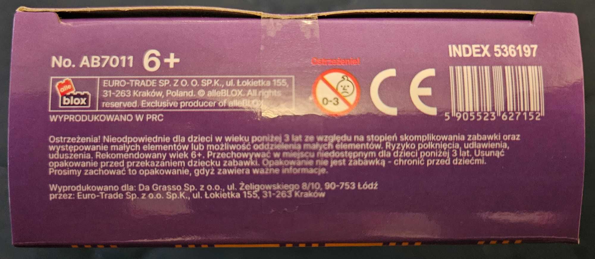 Zestaw klocków Alleblox - Dostawca pizzy