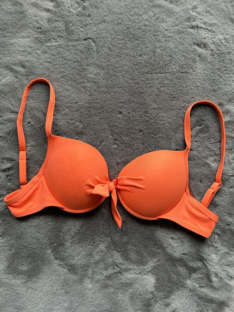 Pomarańczowy stanik kostium kąpielowy M
