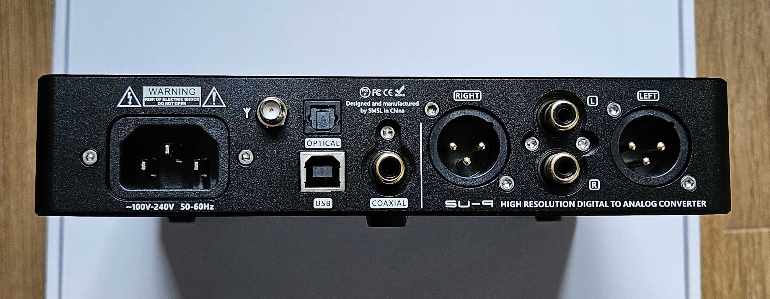 Przetwornik cyfrowo analogowy DAC SMSL SU-9 ES9038PRO ES9311 MQA USB
