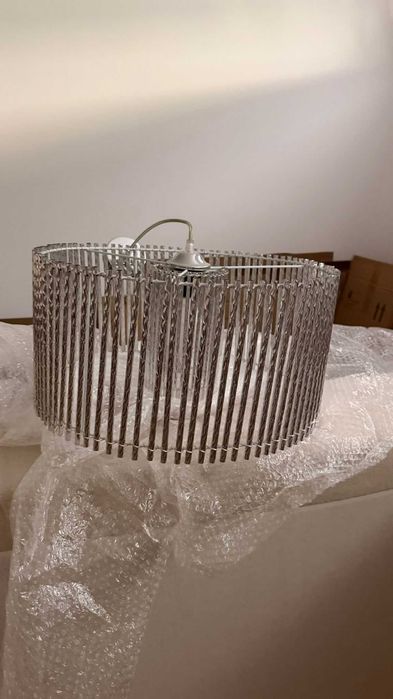 Candeeiro de teto cromado