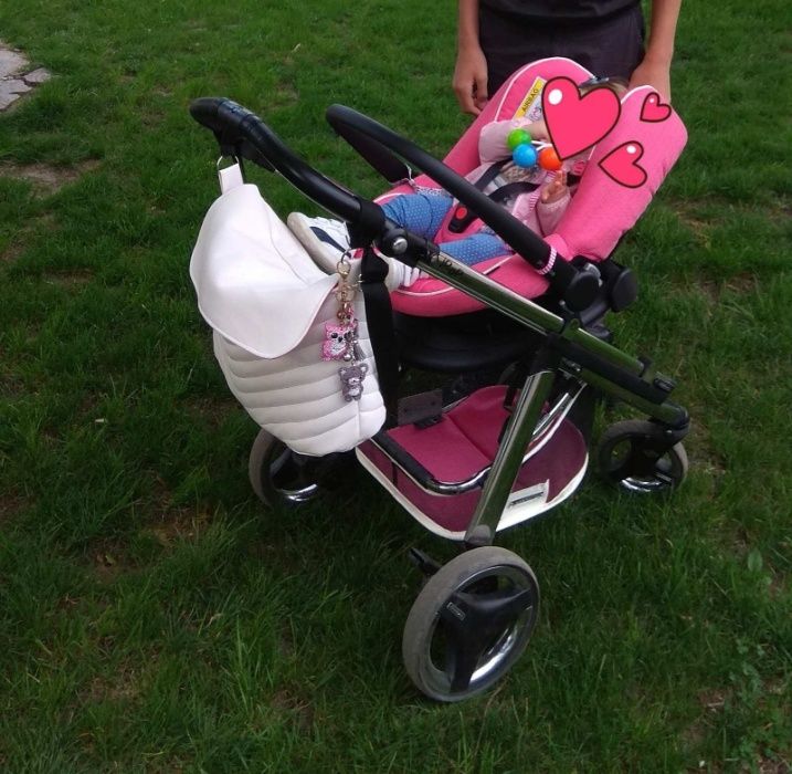 Коляска дитяча (коляска детская) BebeCar + автокрісло, состояние новой