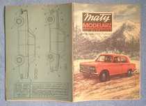 FIAT 125 P i VOLVO Mały Modelarz 12/1970 MM 12/70 samochody osobowe