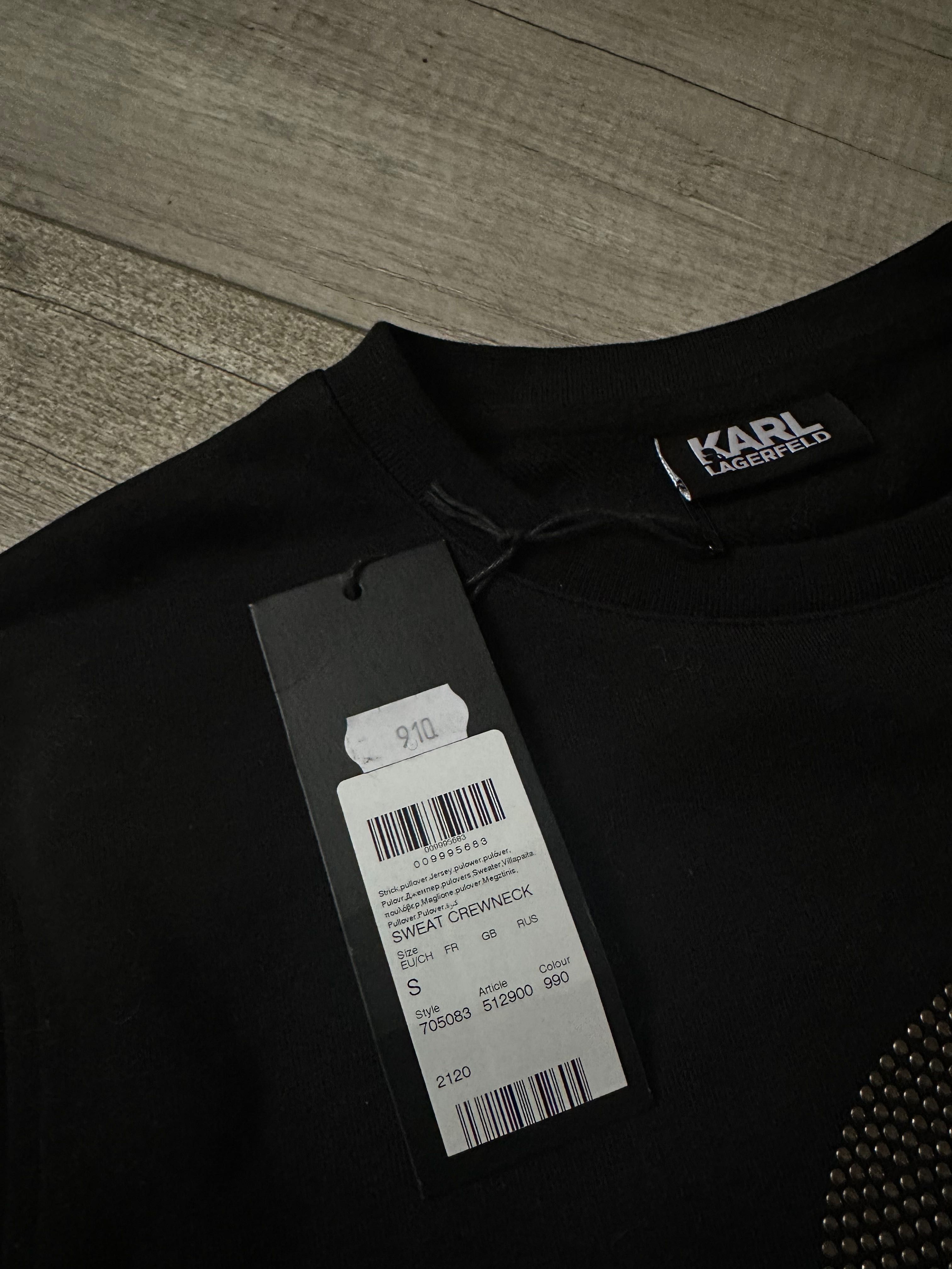 Czarna bluza Karl Lagerfeld rozmiar S unisex nowa z metką oryginalna