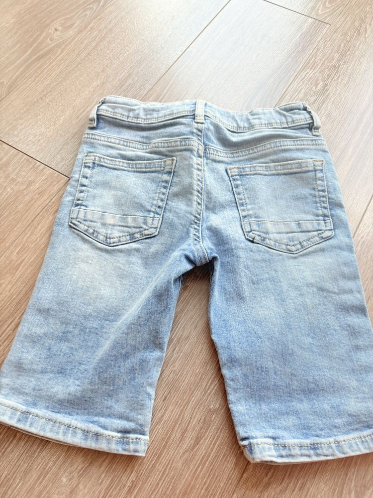 Spodenki jeansowe dla chłopca Denim skinny 122